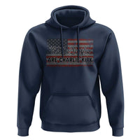 We Are Charlie Kirk Hoodie We The People Vintage American Flag - Wonder Print Shop