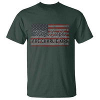 We Are Charlie Kirk T Shirt We The People Vintage American Flag - Wonder Print Shop