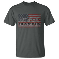 We Are Charlie Kirk T Shirt We The People Vintage American Flag - Wonder Print Shop