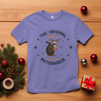 Funny Christmas Squirrel T Shirt The Original Nutcracker Snowflake Santa Hat TS11