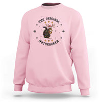 Funny Christmas Squirrel Sweatshirt The Original Nutcracker Snowflake Santa Hat - Wonder Print Shop