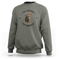 Funny Christmas Squirrel Sweatshirt The Original Nutcracker Snowflake Santa Hat TS11
