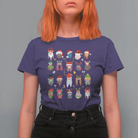Funny Christmas Viking T Shirt For Women Nordic Cute Viking Warriors - Wonder Print Shop