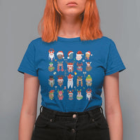 Funny Christmas Viking T Shirt For Women Nordic Cute Viking Warriors - Wonder Print Shop