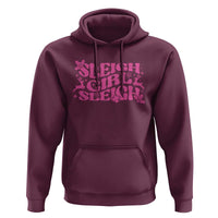 Funny Pink Christmas Hoodie Sleigh Girl Sleigh Reindeer