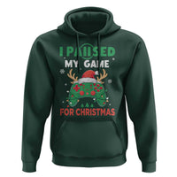 Funny Christmas Gamers Hoodie I Paused My Game For Christmas Santa Hat