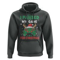 Funny Christmas Gamers Hoodie I Paused My Game For Christmas Santa Hat