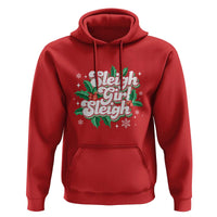 Sleigh Girl Sleigh Hoodie Christmas Retro Groove Slay Girl Mistletoe