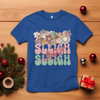 Sleigh Girl Sleigh T Shirt Christmas Retro Groove Slay Girl - Wonder Print Shop
