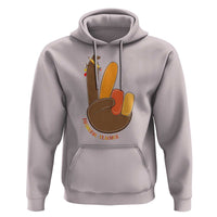 Funny Thanksgiving Teacher Hoodie Thankful Teacher Turkey Pencil