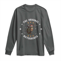 Funny Christmas Squirrel Long Sleeve Shirt The Original Nutcracker Snowflake Xmas Neon Light - Wonder Print Shop
