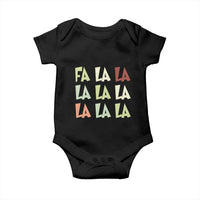 Funny Fa La La 8 Christmas Carol Song Holiday Baby Onesie