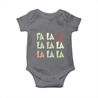 Funny Fa La La 8 Christmas Carol Song Holiday Baby Onesie