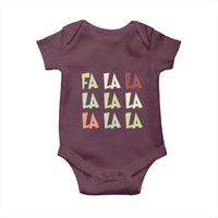 Funny Fa La La 8 Christmas Carol Song Holiday Baby Onesie