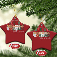 Funny Xmas Labor And Delivery Nurse Christmas Ornament We Wrap The Cutest Presents L&D Nurse - Wonder Print Shop