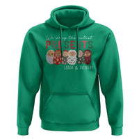 Funny Christmas Labor And Delivery Nurse Hoodie We Wrap The Cutest Presents L&D Nurse