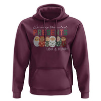 Funny Christmas Labor And Delivery Nurse Hoodie We Wrap The Cutest Presents L&D Nurse