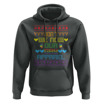 Funny LGBT Christmas Hoodie Don't We Now Our Gay Apparel Rainbow Unicorn