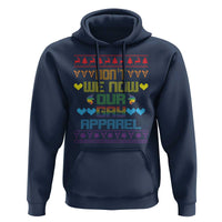 Funny LGBT Christmas Hoodie Don't We Now Our Gay Apparel Rainbow Unicorn