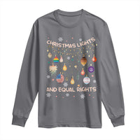 Christmas Lights And Equal Rights LGBTQ Long Sleeve Shirt