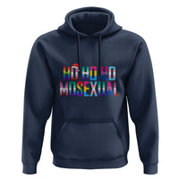 Funny LGBTQ Christmas Hoodie Ho Ho Ho Mosexual LGBT Flag