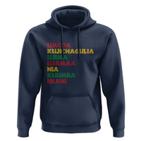 Seven Principles Of Kwanzaa African Nguzo Saba Hoodie