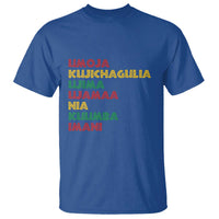 Seven Principles Of Kwanzaa African Nguzo Saba T Shirt - Wonder Print Shop