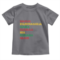 Seven Principles Of Kwanzaa African Nguzo Saba Toddler T Shirt