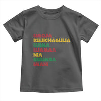 Seven Principles Of Kwanzaa African Nguzo Saba Toddler T Shirt
