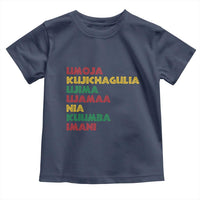 Seven Principles Of Kwanzaa African Nguzo Saba Toddler T Shirt