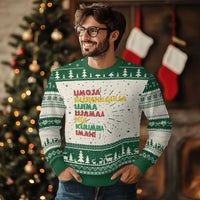 Seven Principles Of Kwanzaa African Nguzo Saba Ugly Christmas Sweater - Wonder Print Shop