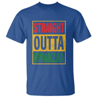 Funny Straight Outta Kwanzaa African American Heritage T Shirt - Wonder Print Shop