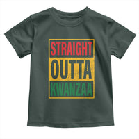 Funny Straight Outta Kwanzaa African American Heritage Toddler T Shirt