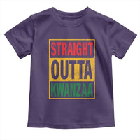 Funny Straight Outta Kwanzaa African American Heritage Toddler T Shirt