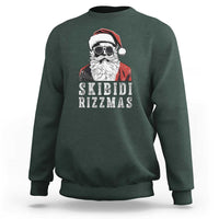 Funny Christmas Santa Sweatshirt Skibidi Rizzmas Cool Charisma Rizz Santa Claus - Wonder Print Shop