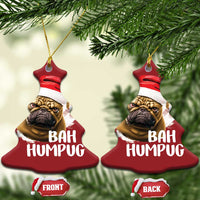 Funny Xmas Pug Dog Christmas Ornament Bah Humpug Humbug Cute Pet - Wonder Print Shop