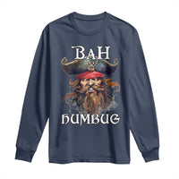 Funny Bah Humbug Christmas Pirate Long Sleeve Shirt
