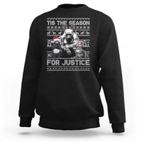 Tis The Season For Justice Sweatshirt Harambe Peanut Fred Christmas - Wonder Print Shop