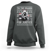 Tis The Season For Justice Sweatshirt Harambe Peanut Fred Christmas - Wonder Print Shop