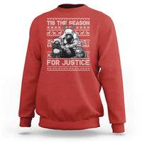 Tis The Season For Justice Sweatshirt Harambe Peanut Fred Christmas - Wonder Print Shop