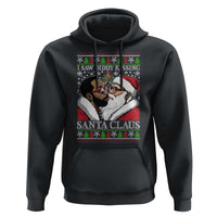 Funny I Saw Diddy Kissing Santa Claus Christmas Mistletoe Hoodie