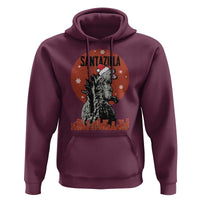 Funny Christmas Santa Godzilla Hoodie Santazilla Japanese Monster