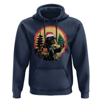 Funny Christmas Santa Godzilla Japanese Monster Hoodie