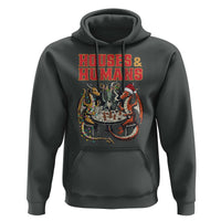 Funny Rpg Christmas Game Hoodie Houses And Humans Tabletop Game Xmas Dragon - Wonder Print Shop