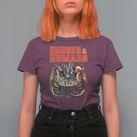 Funny Rpg Christmas Game T Shirt For Women Houses And Humans Tabletop Game Xmas Dragon - Wonder Print Shop
