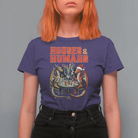 Funny Rpg Christmas Game T Shirt For Women Houses And Humans Tabletop Game Xmas Dragon - Wonder Print Shop