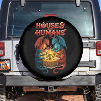 Gaming Houses and Humans Spare Tire Cover Funny Rpg Parody Gamer - Wonder Print Shop