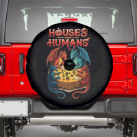 Gaming Houses and Humans Spare Tire Cover Funny Rpg Parody Gamer - Wonder Print Shop