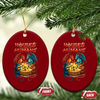 Gaming Houses and Humans Ceramic Ornament Funny Rpg Parody Gamer - Wonder Print Shop
