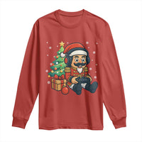 Funny Christmas Video Game Nutcracker Xmas Tree Gamer Long Sleeve Shirt - Wonder Print Shop